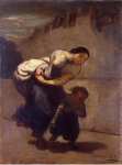 Daumier Honore Burden The Laundress  - Hermitage